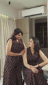 BROWN JAIPURI JUMPSUIT